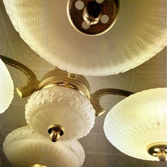レトロな照明の画像
