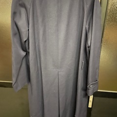 ネイビー チェスターコートの画像