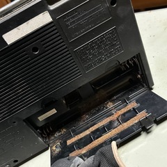 National レトロラジカセ／昭和家電／ジャンク扱いの画像