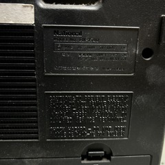 National レトロラジカセ／昭和家電／ジャンク扱いの画像