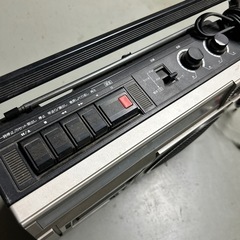 National レトロラジカセ／昭和家電／ジャンク扱いの画像