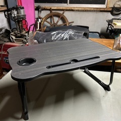 折りたたみローテーブル／ノートPC・タブレットスタンド付き（美品） の画像