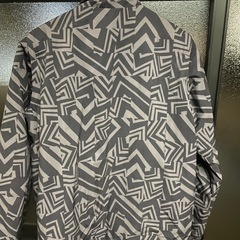 Clunk 幾何学模様 ナイロンジャケット Lの画像