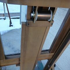 木製　　イーゼル　キャスター付きの画像