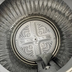 SHARP 洗濯乾燥機 ES-TX5B-N（収納ラック付き）の画像