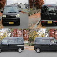 車検Ｒ９年２月２４日　ハイゼット　カーゴ　クルーズ　バン　軽バン　後期型　希少ブラック　走行小　配達　運搬の画像