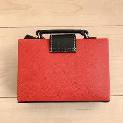 【新品未使用】VERNAL 赤 合成皮革 パーティーバッグの画像