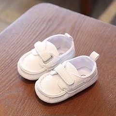 ベビー フォーマル ロンパース ベスト 蝶ネクタイ ストライプ ブルー　くつ　セットの画像