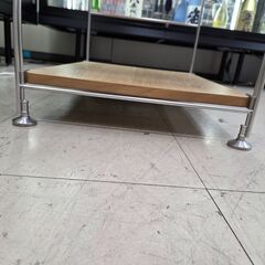 J8728 【リユースのサカイ柏店】 MUJI 無印良品 ステンレスユニットシェルフ ナチュラル クリーニング済みの画像