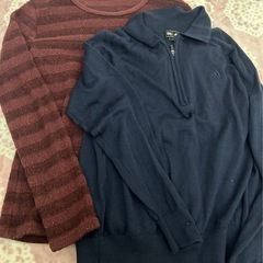 男性　の　中古　セーター　上着　　まとめて　5枚の画像