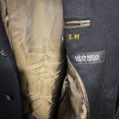 GUINNESS チェスターコート 黒の画像