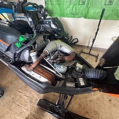 岩手発　Arctic cat M8 162 リバース付　始動確認済！　部品多数有り！　 スノーモービル　 検)skidoo polaris ヤマハ　キャットの画像