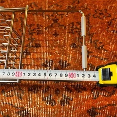 伸縮キッチン水切りラックの画像
