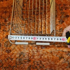 伸縮キッチン水切りラックの画像