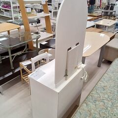 リユースのサカイ栃木店★ジモティ割あり★  ドレッサー ホワイト W60×D40.2×H153 クリーニング済み TC11922の画像