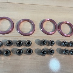 ホイールナットとハブリング54㎜　スズキ ハスラー MR52S スタッドレスの画像