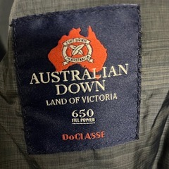 DoCLASSE グレー ダウンジャケット 650フィルパワーの画像