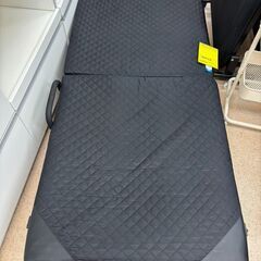 折りたたみベッド ブラック/キルティング 幅85cm×奥行40cm×高さ108cm 【ジャングルジャングル岩出店】【B441】和歌山 岩出市 紀の川市 海南市の画像