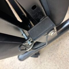 折りたたみベッド ブラック/キルティング 幅85cm×奥行40cm×高さ108cm 【ジャングルジャングル岩出店】【B441】和歌山 岩出市 紀の川市 海南市の画像