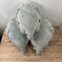 ミッフィーのゾウのぬいぐるみ3体セットの画像