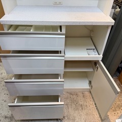 【愛品館 江戸川店 】2枚スライド扉 キッチンボード （株）共和産業の画像