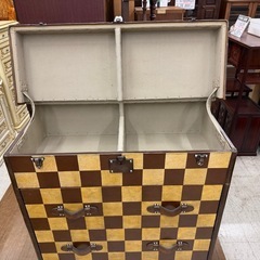 【愛品館 江戸川店】革張り 4段 チェスト Andrew Martin（アンドリューマーチン）の画像