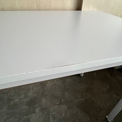 【今月末まで！】幅140×60cmデスク/ホワイトの画像