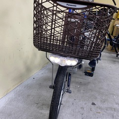 224丁寧に整備済パナソニック電動アシスト三輪車18インチ　新型　現行バッテリーの画像