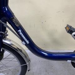 224丁寧に整備済パナソニック電動アシスト三輪車18インチ　新型　現行バッテリーの画像