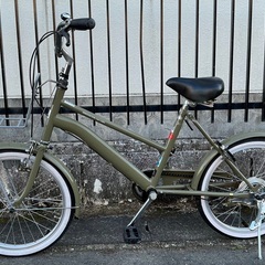 ＜美品車＞あさひサイクル INNOVATION FACTORY（イノベーションファクトリー） ミニベロ・20インチ・小径自転車 変速なし 鍵付きの画像