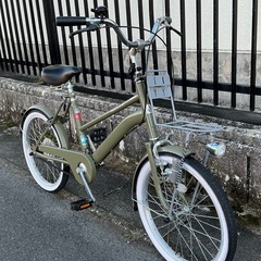 ＜美品車＞あさひサイクル INNOVATION FACTORY（イノベーションファクトリー） ミニベロ・20インチ・小径自転車 変速なし 鍵付きの画像