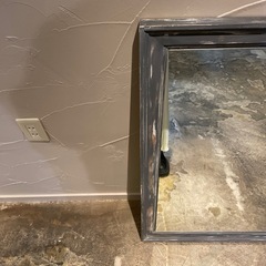 ラスト一点！！ヴィンテージ美品【美容室用 大型ミラー】の画像