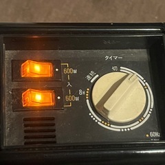 new cosmo ハイパワーターボファンヒーター NKT-1200 タイマー付きの画像