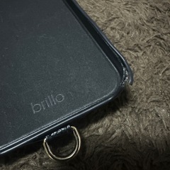 【多数出品中】brillo キルティングスマホケース BLACK iPhone14Pro の画像