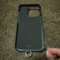 【多数出品中】brillo キルティングスマホケース BLACK iPhone14Pro の画像