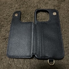 【多数出品中】brillo キルティングスマホケース BLACK iPhone14Pro の画像