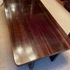 本革ソファー　机　応接セット　レトロ　12月16日まで受付　 モダン の画像