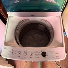 (運搬費込)(即日、深夜ok)ハイアール 2017年製 5.5kg コンパクト‼️ひとり暮らし用‼️の画像