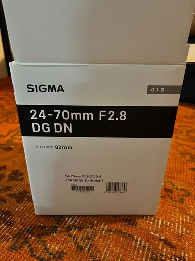 【未使用】シグマ24-70mm F2.8 DG DN [ソニーE]