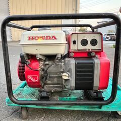 現物確認歓迎 初期不良対応可能 非常時等に 整備済 ホンダ 1700W 4サイクル 発電機 EC2000X　 50Hz　取説も読めますの画像