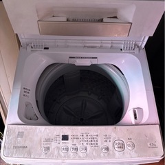 (運搬費込)(即日、深夜ok)TOSHIBA 2022年製 4.5kg 最新‼️見た目よりも性能‼️の画像