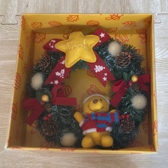 Disney ★ くまのプーさん　クリスマスリース　希少の画像