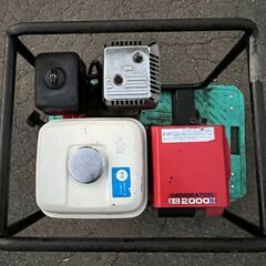 現物確認歓迎 初期不良対応可能 非常時等に 整備済 ホンダ 1700W 4サイクル 発電機 EC2000X　 50Hz　取説も読めますの画像