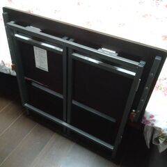 山善 折りたたみデスク 幅80x奥行40x高さ70 PST-8040の画像