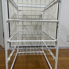 IKEA アルゴート 収納ラック 4段 ランドリーラックの画像