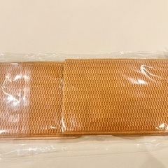 【新品未開封】コート(ワンピースなど)用ゴムベルト(キャメル×ゴールド)※色違いも有の画像
