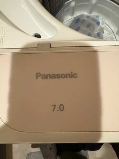 【美品】Panasonic 洗濯機 7kg 2024年製 取引早い方優先します！引き取り歓迎（倉敷市）
