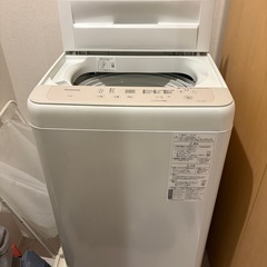 【美品】Panasonic 洗濯機 7kg 2024年製 取引早い方優先します！引き取り歓迎（倉敷市）の画像
