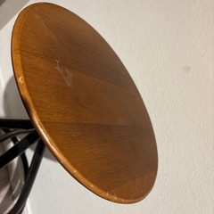 スツール、植物台、無垢アイアンの画像