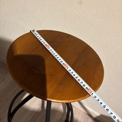 スツール、植物台、無垢アイアンの画像